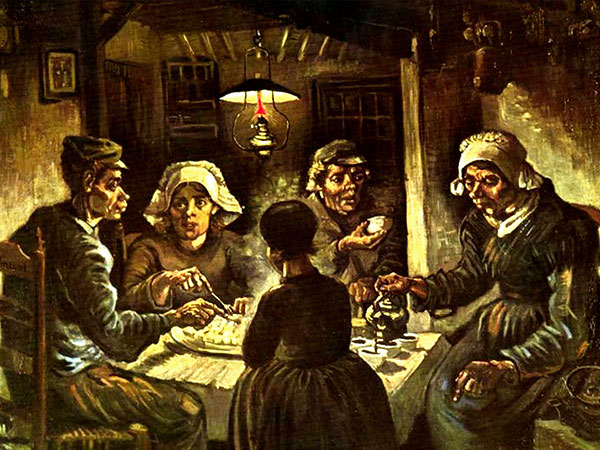 Os comedores de batatas - Van Gogh